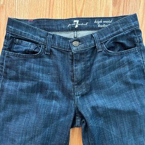 7 for All Mankind High-Waist Bootcut, sz. 28